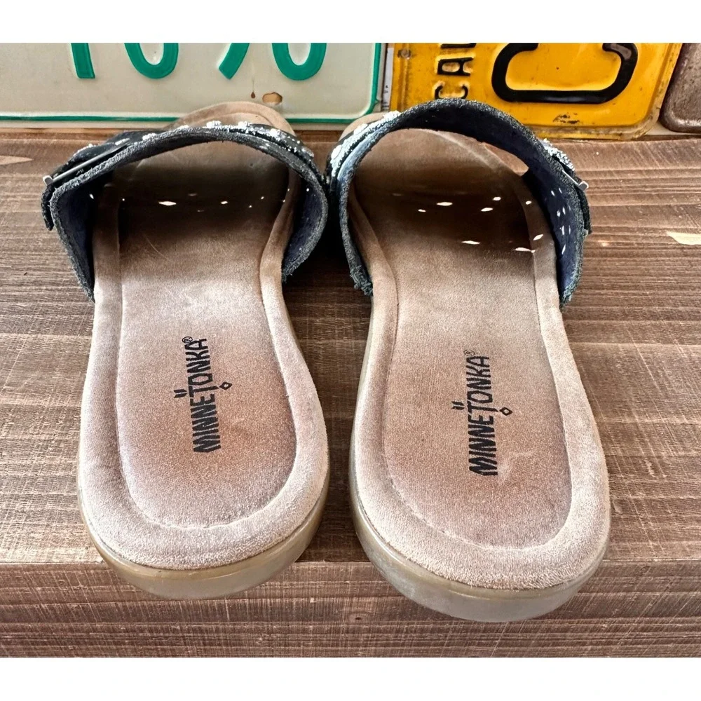 Minnetonka slide sandals